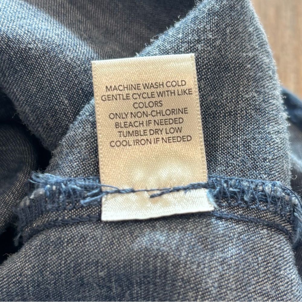 Christopher & Banks Women's Chambray Tunic Lyocell XL - Picture 6 of 10